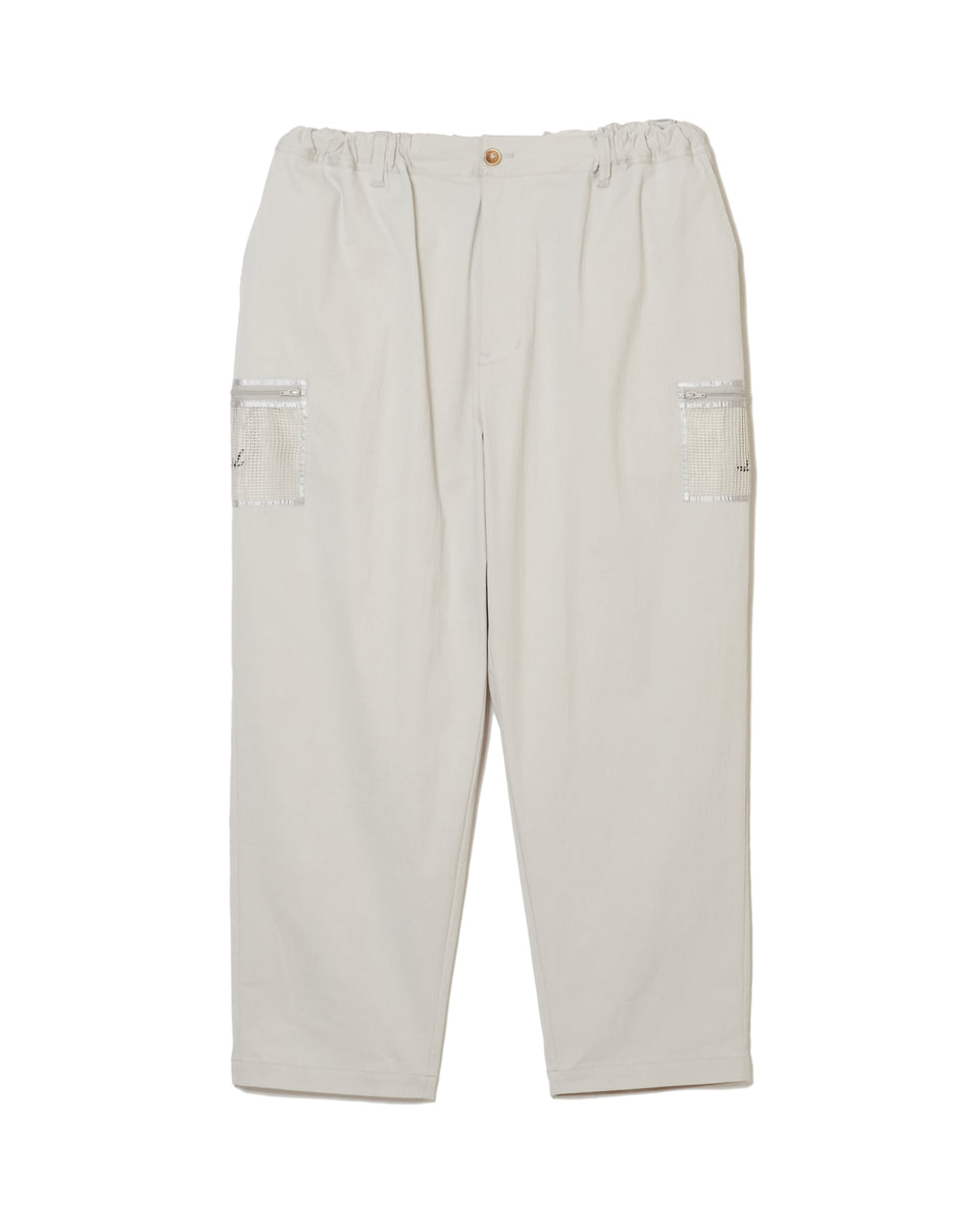 OG Logo Mesh Pocket Stretch Chino PANTS GrayBeige – Local GOLF