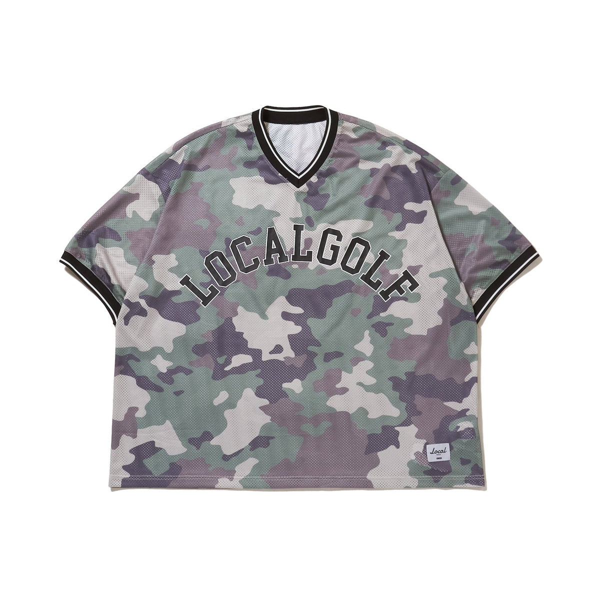 LOCAL GOLF ゴルフ　ベースボールシャツ　メッシュ　アーチロゴ　M L Local GOLF | ローカルゴルフ | BD Arch Baseball SHIRT |