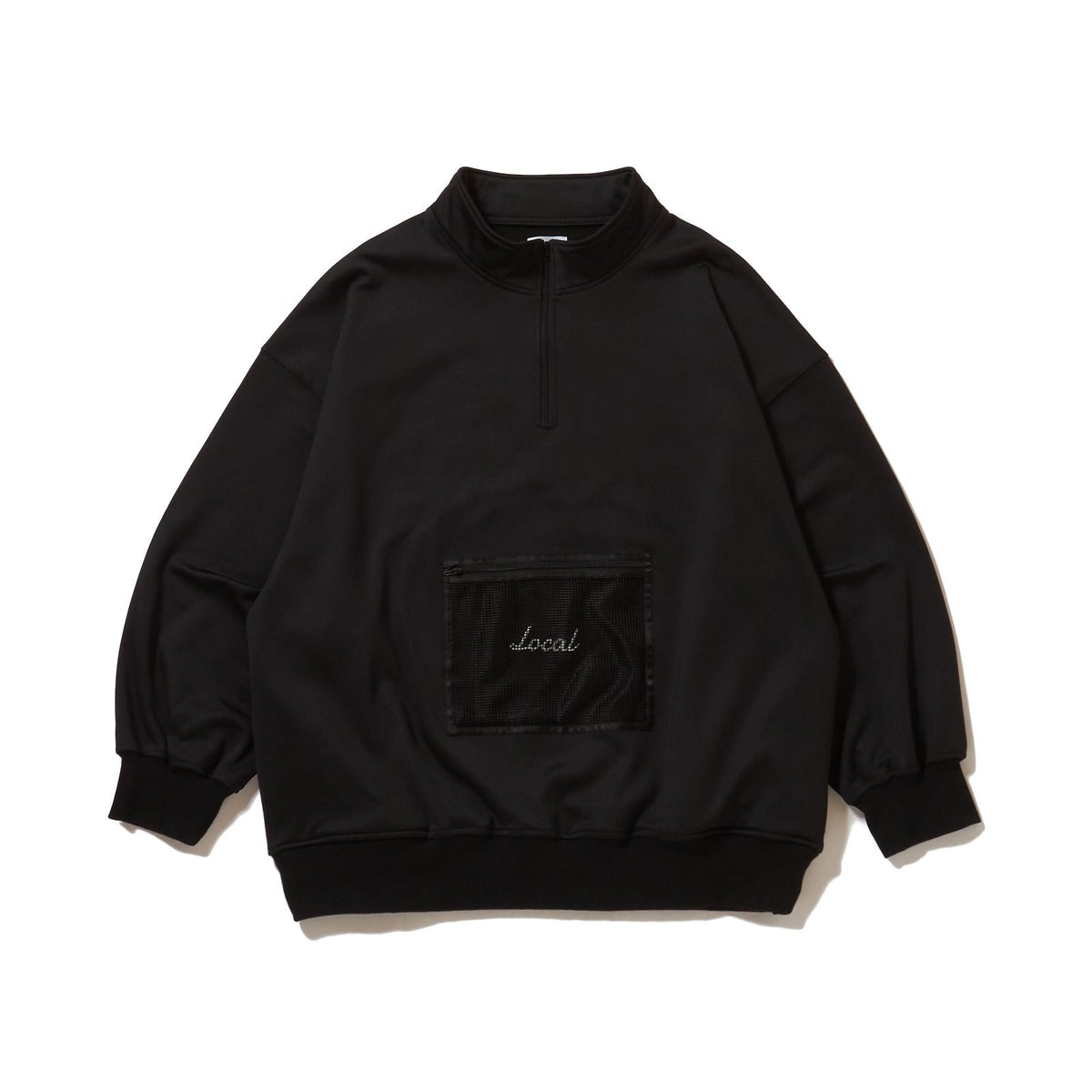 メンズウェア Local GOLF OG Logo Mesh Pocket ZIP SWEAT OG Logo Mesh Pocket Haif ZIP SWEAT Black – Local GOLF