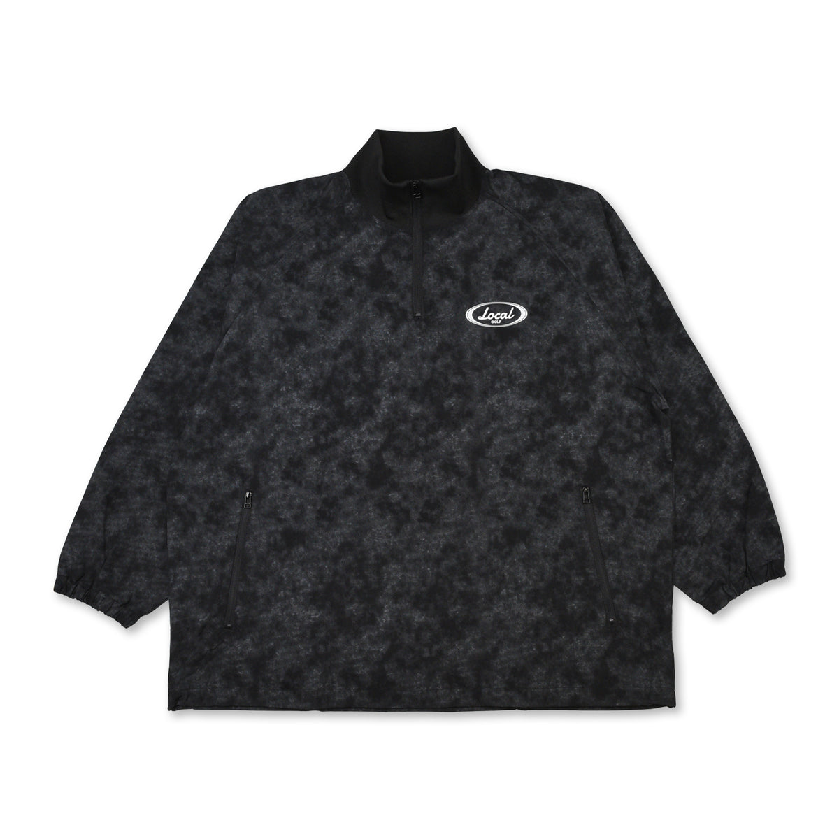 HALF ZIP TIE-DYE PULLOVER BLACK – Local GOLF