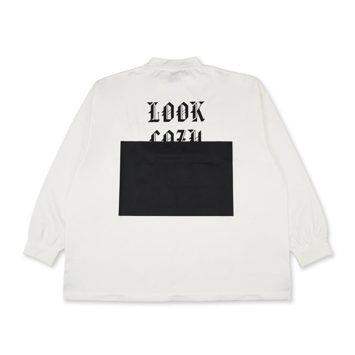 cph/golf OLD ENGLISH LOGO SS モックネックホワイトM Old English Logo L/S MOCK WHITE – Local GOLF