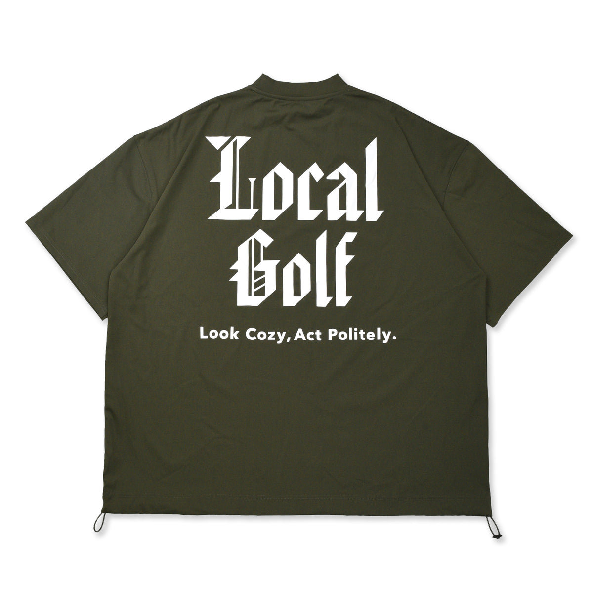 Local GOLF　Medieval Logo S/S MOCK Medieval Logo S/S MOCK BLACK – Local GOLF