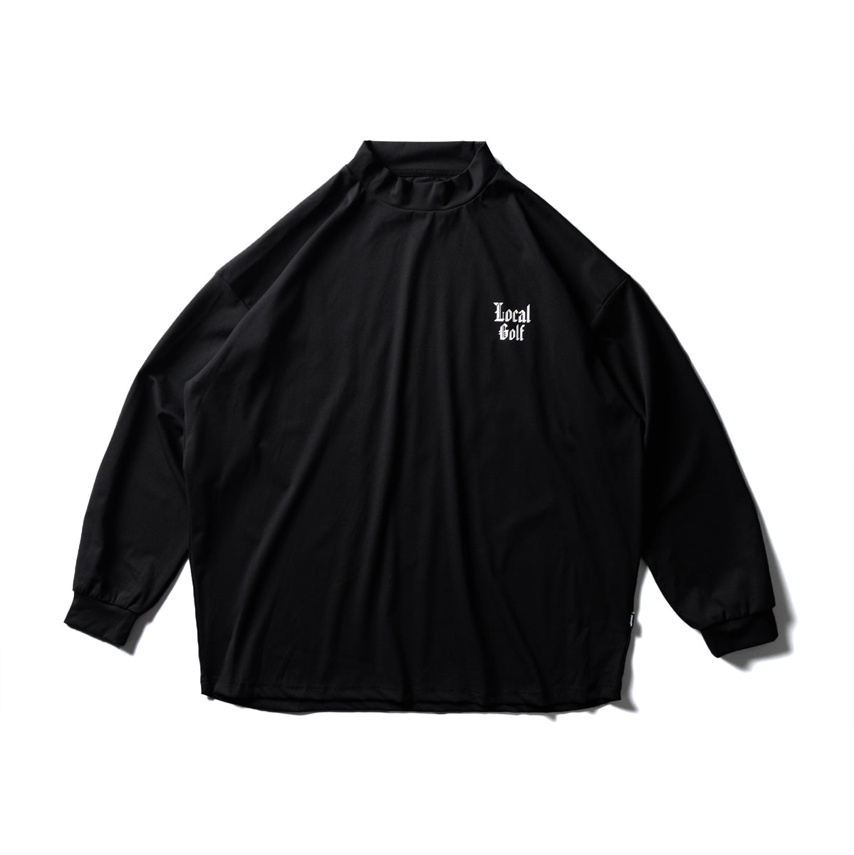 Medieval Logo L/S MOCK NECK | Black – Local GOLF