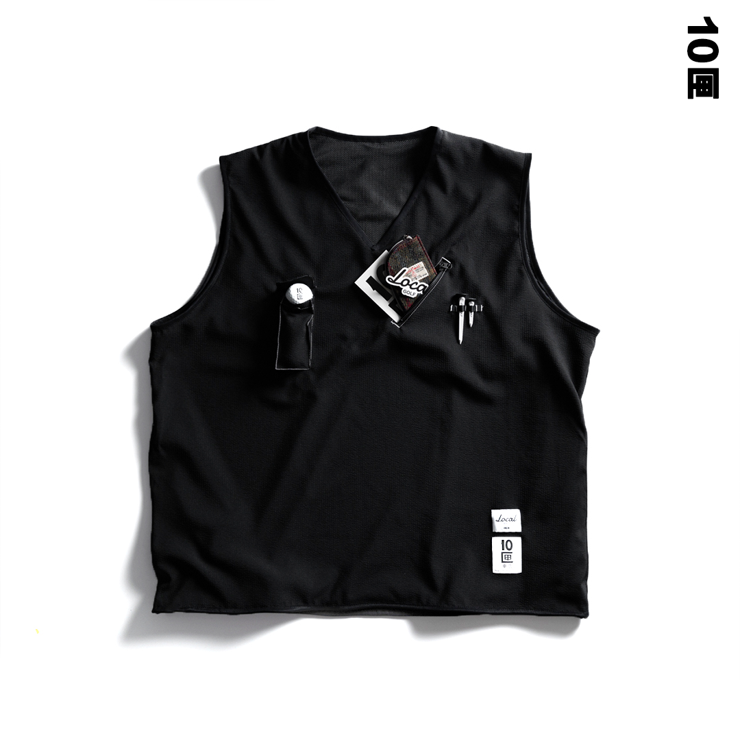 local golf × TENBOX Classic VEST ブラック XL local golf × TENBOX Classic VEST ブラック XL(Local GOLF