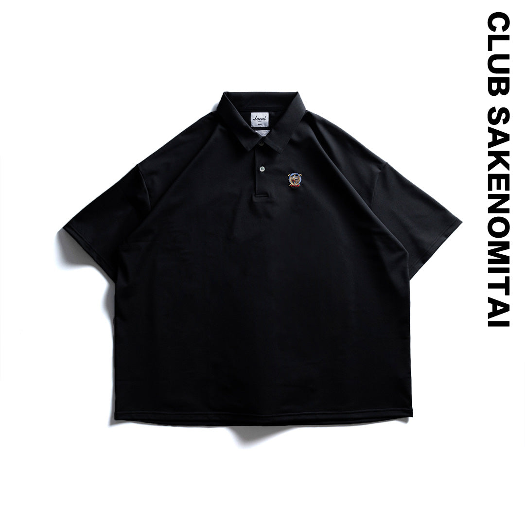 Local GOLF × CSN | Emblem S/S POLO SHIRT | Black
