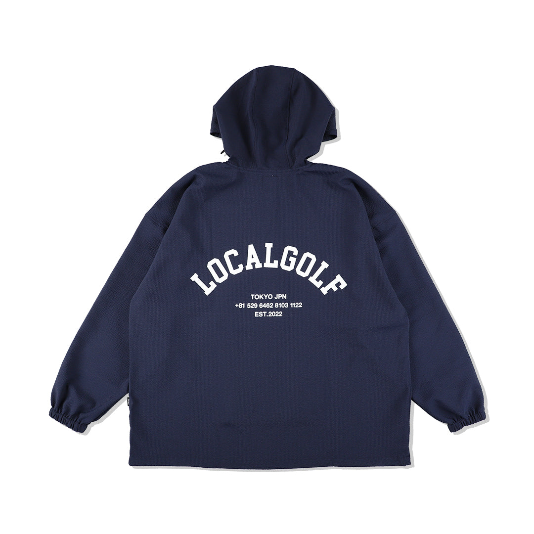 新品 Local GOLF BD Arch Seersucker Anorak BD Arch Seersucker Anorak JKT | Navy – Local GOLF