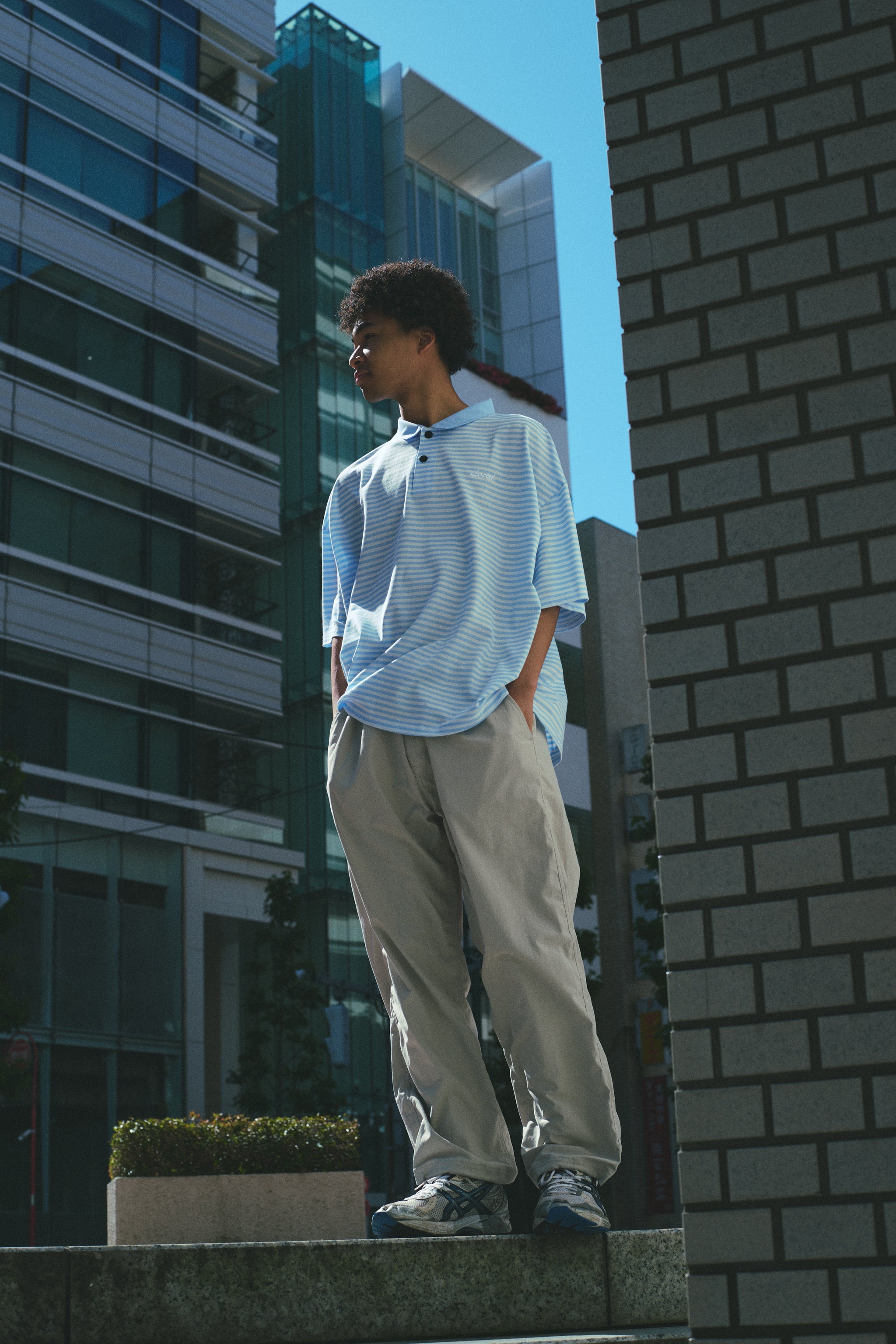 メンズウェア local golf stretch chino wide easy pants Stretch Chino Wide Easy PANTS | Light Beige – Local GOLF