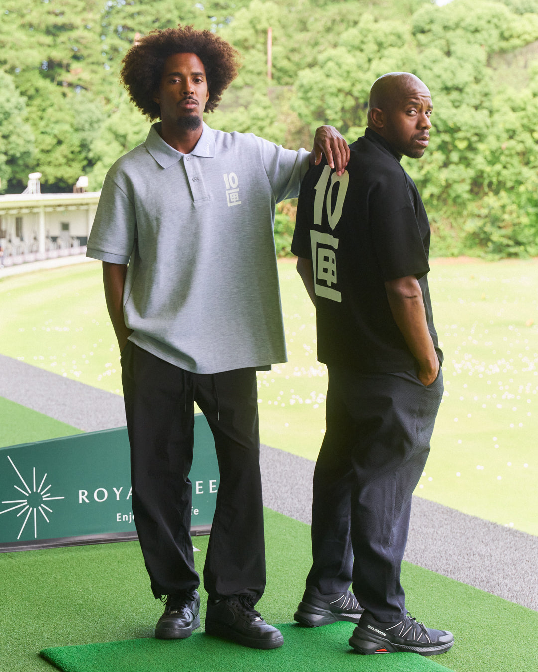 Local GOLF × 10匣 | OG Logos S/S MOCK NECK | White
