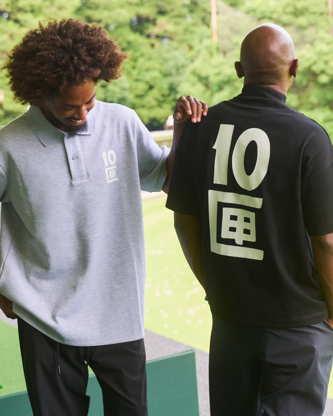 Local GOLF × 10匣 | OG Logos S/S MOCK NECK | White