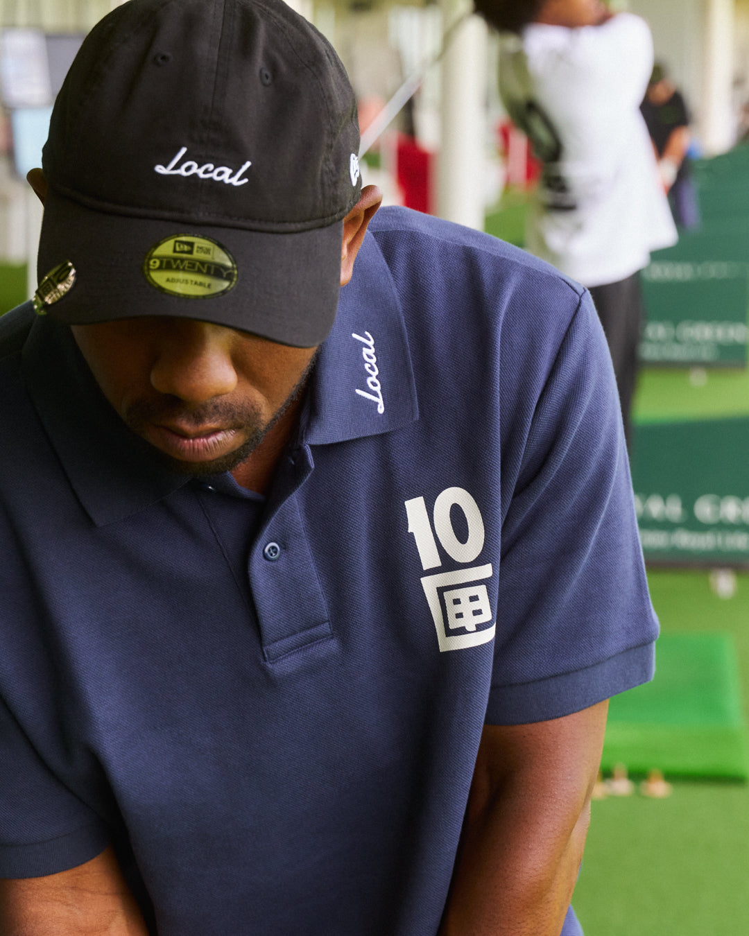Local GOLF × 10匣 | OG Logos S/S POLO | Navy
