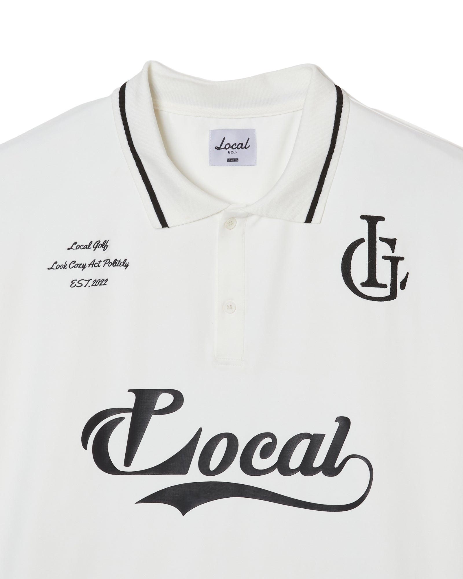 2way Game Shirt White – Local GOLF