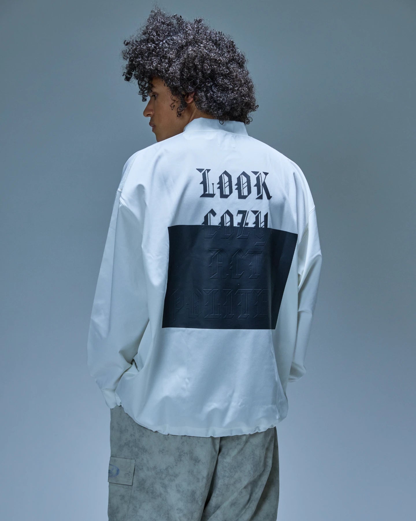 Old English Logo L/S MOCK WHITE – Local GOLF Old English Logo L/S MOCK WHITE – Local GOLF