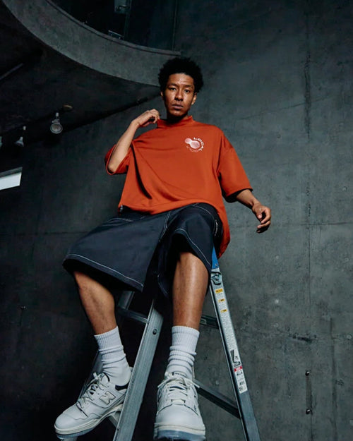 Ripple Logo S/S MOCKNECK ORANGE – Local GOLF