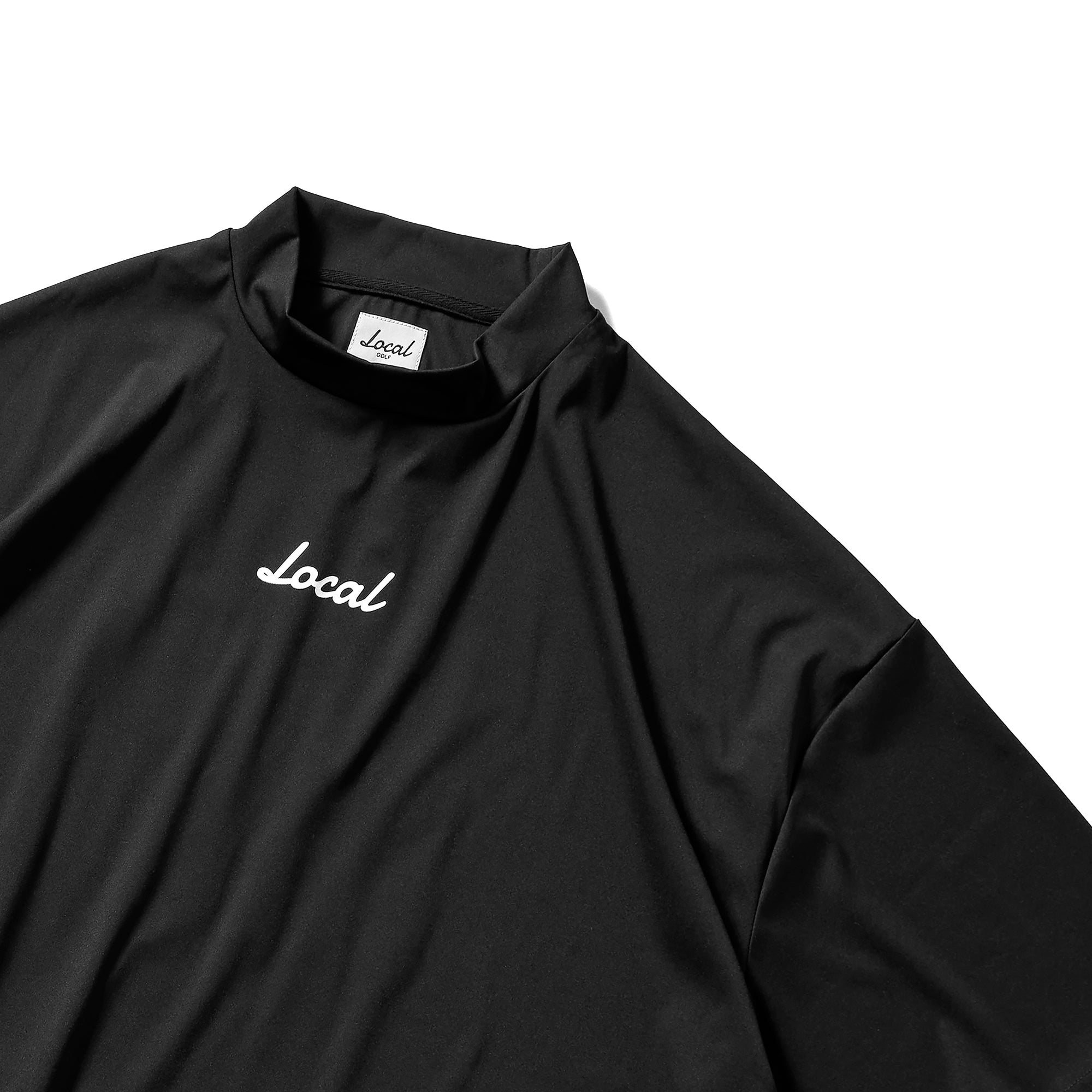 Local GOLF × TBCC | S/S MOCK NECK | BLACK