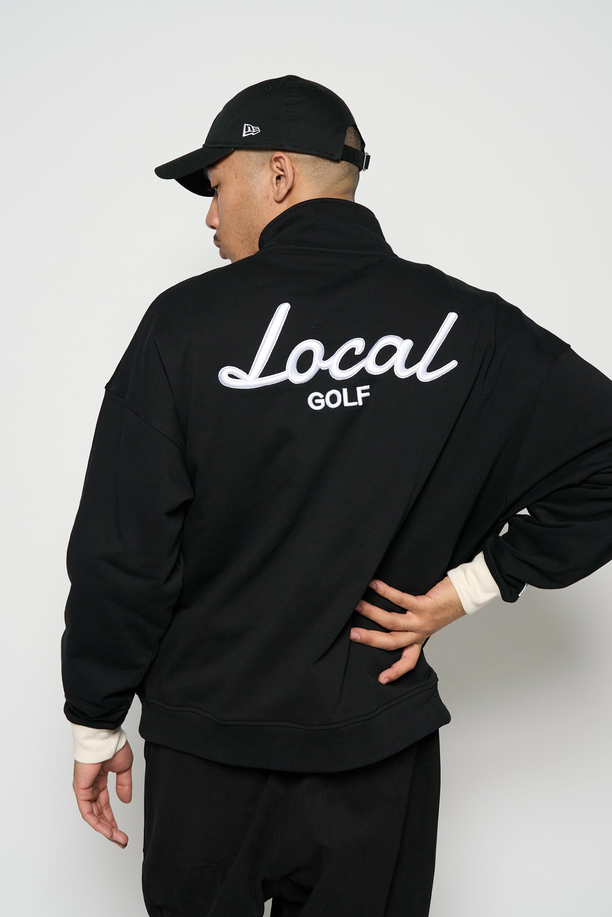 OG HALF ZIP WARM SWEAT BLACK – Local GOLF