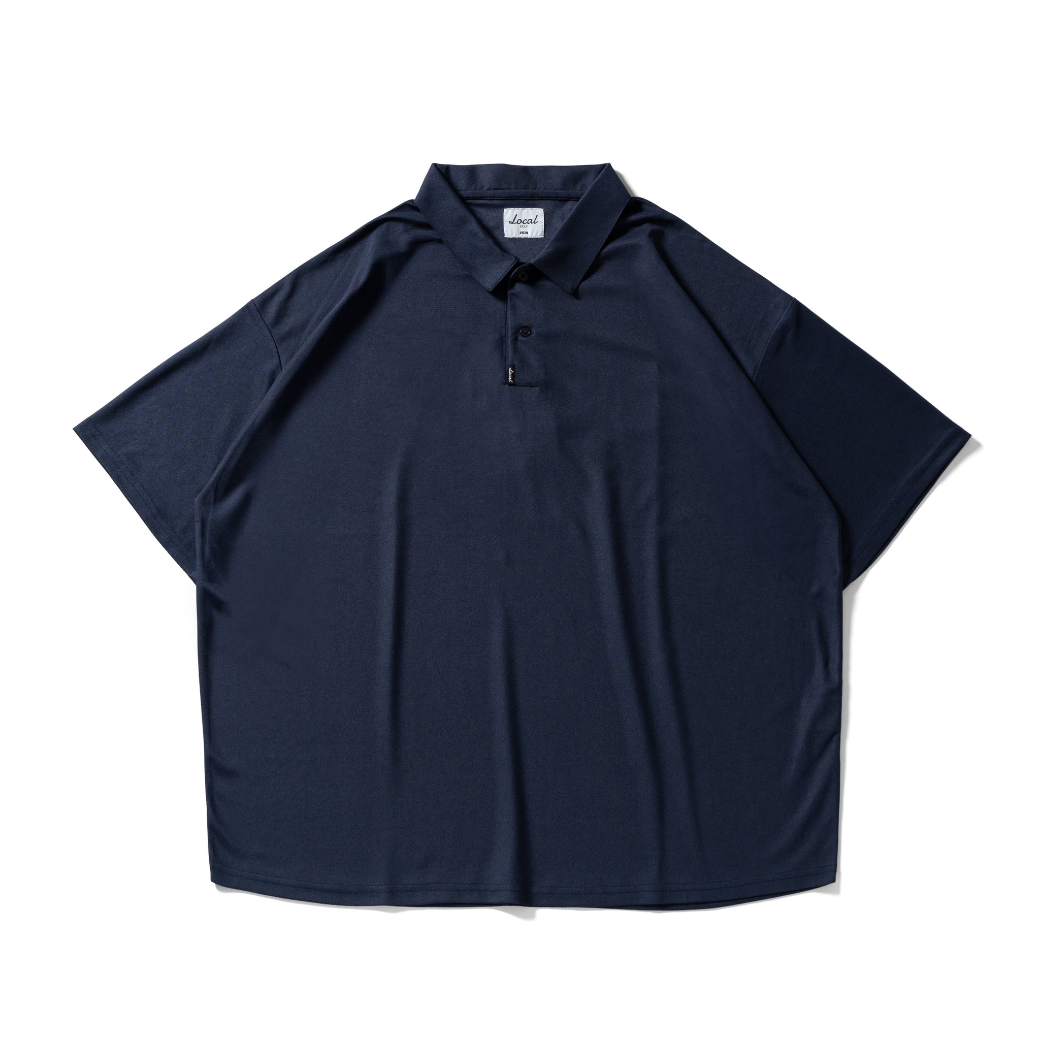 Good Game Ellipse S/S POLO | Navy – Local GOLF