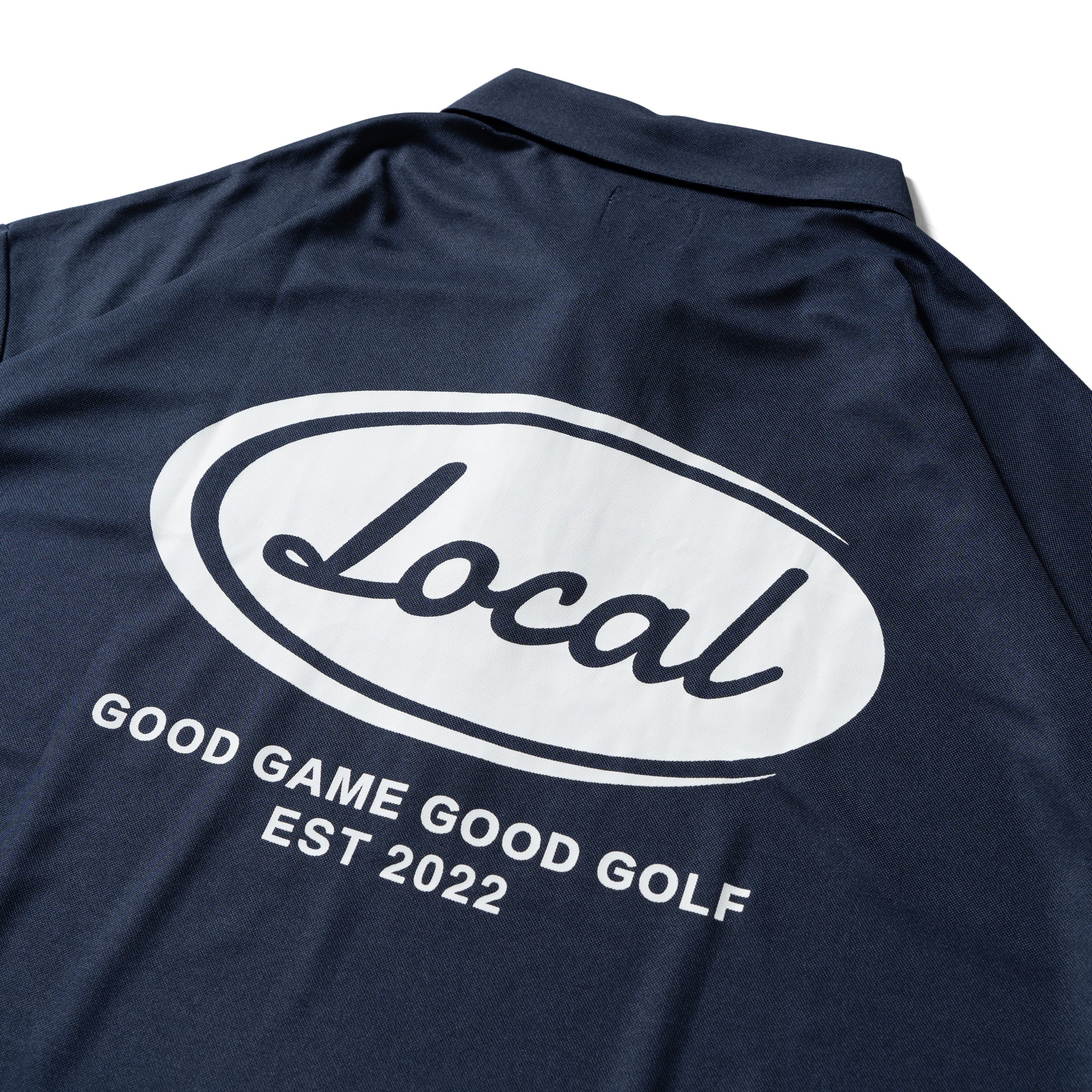 Good Game Ellipse S/S POLO | Navy – Local GOLF
