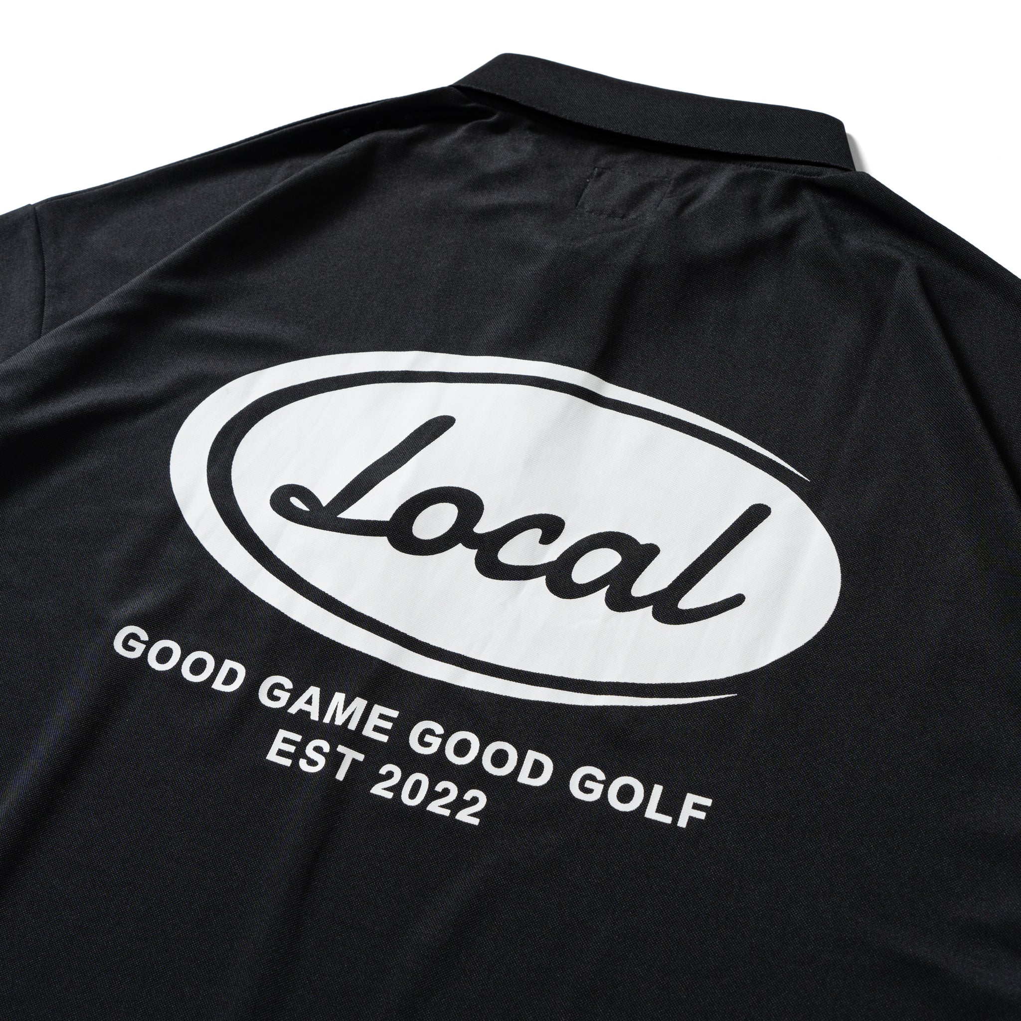 Good Game Ellipse S/S POLO | Black – Local GOLF