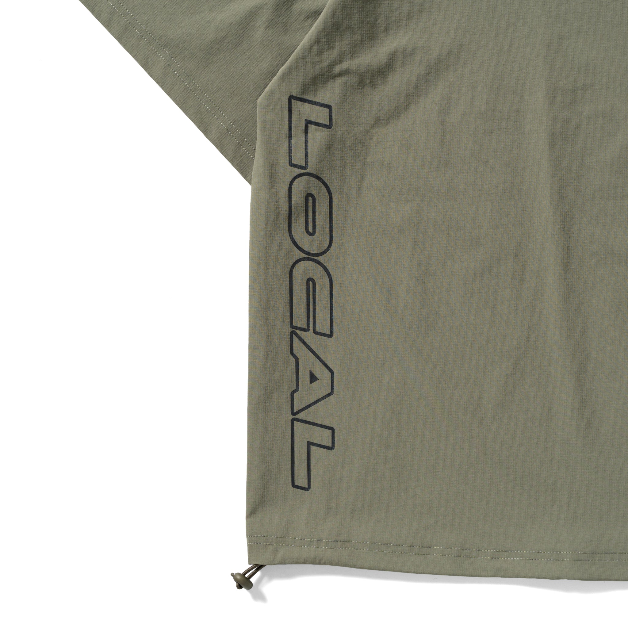 Nylon S/S MOCK NECK | Khaki – Local GOLF