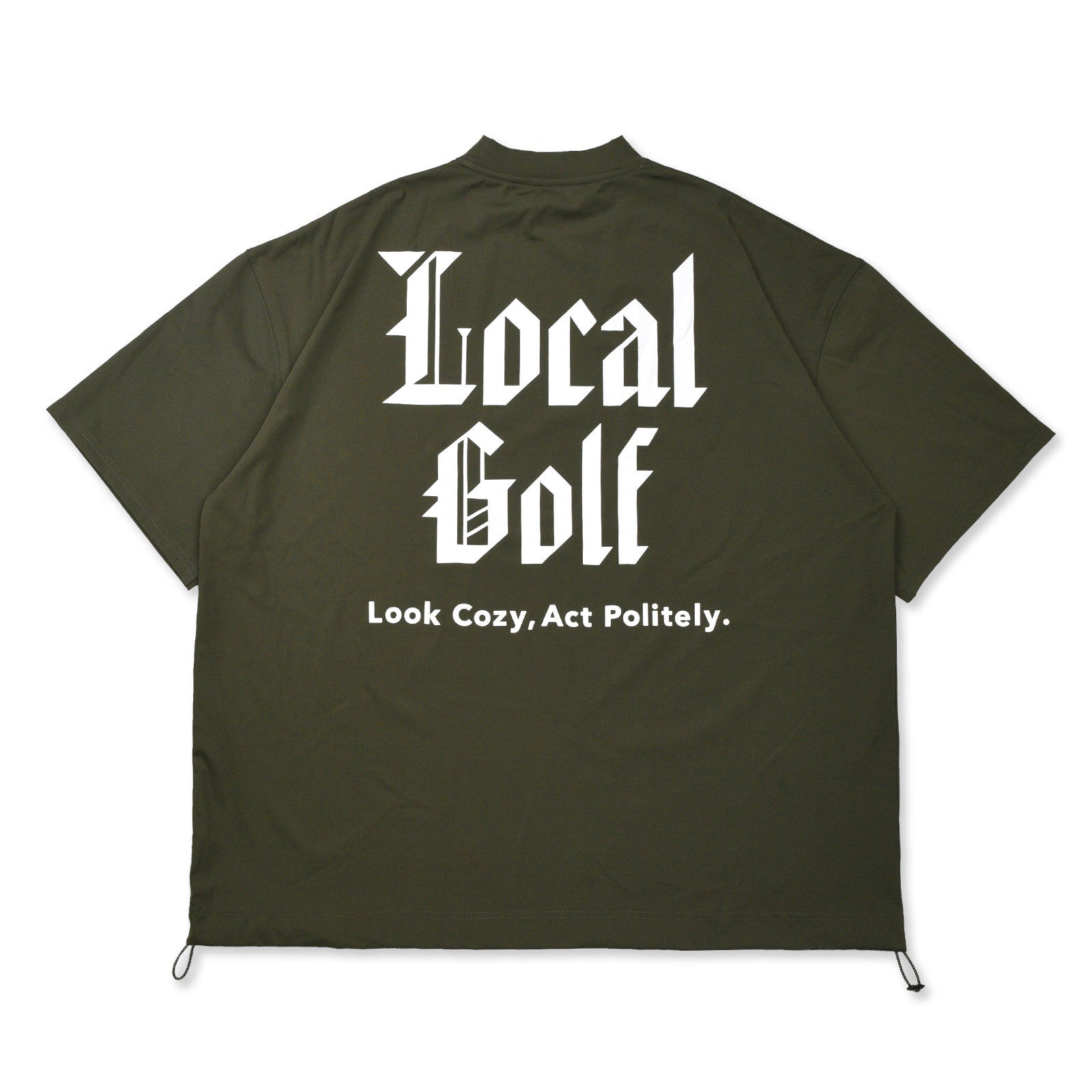 メンズウェア local golf Medieval Logo S/S MOCK KHAKI – Local GOLF