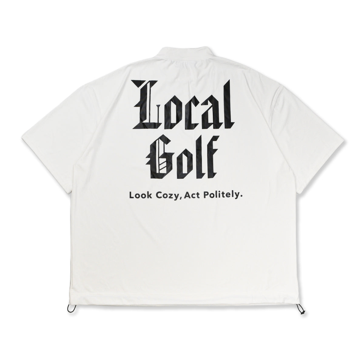 Medieval Logo S/S MOCK WHITE – Local GOLF
