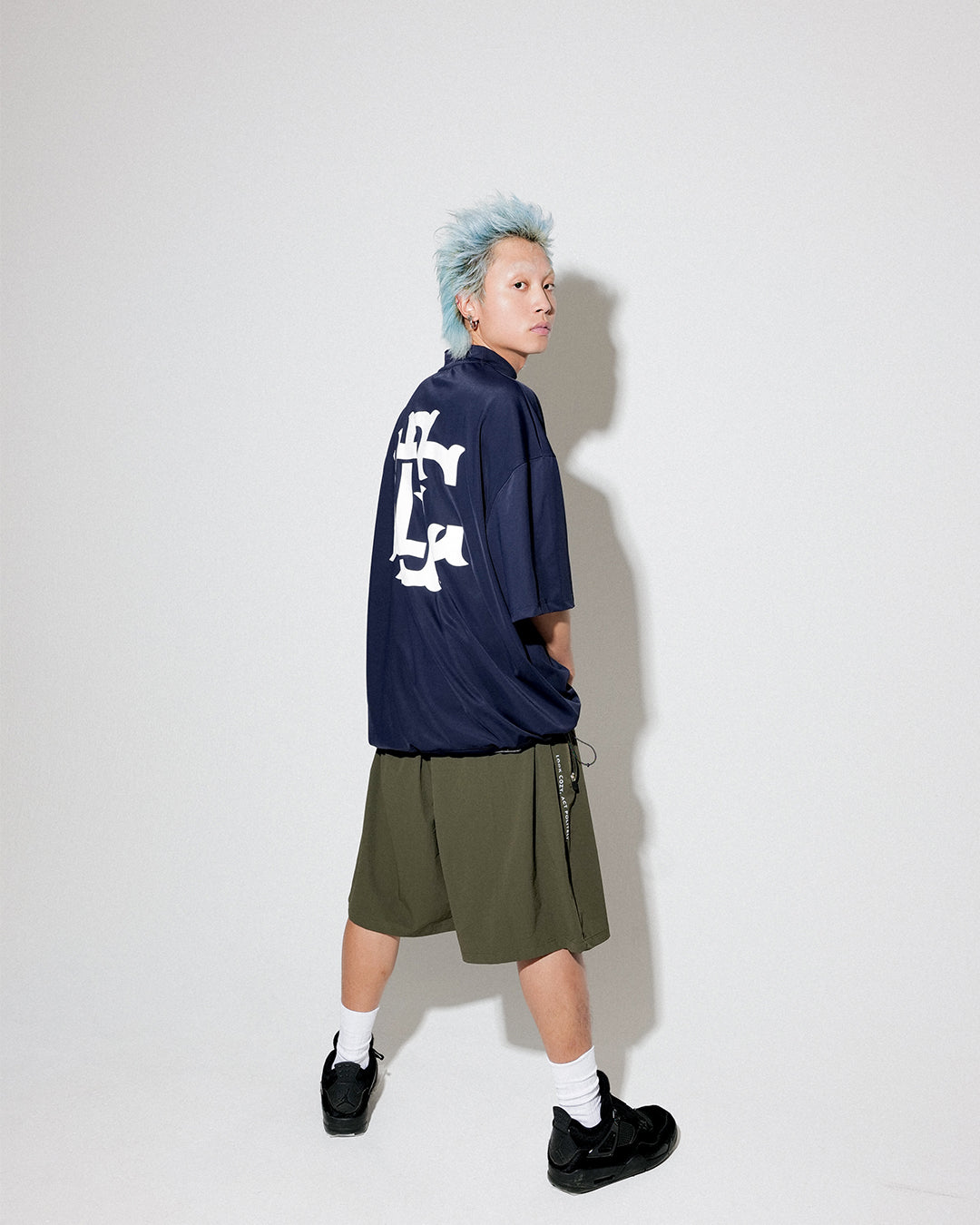 Legacy Logo S/S MOCK NAVY – Local GOLF