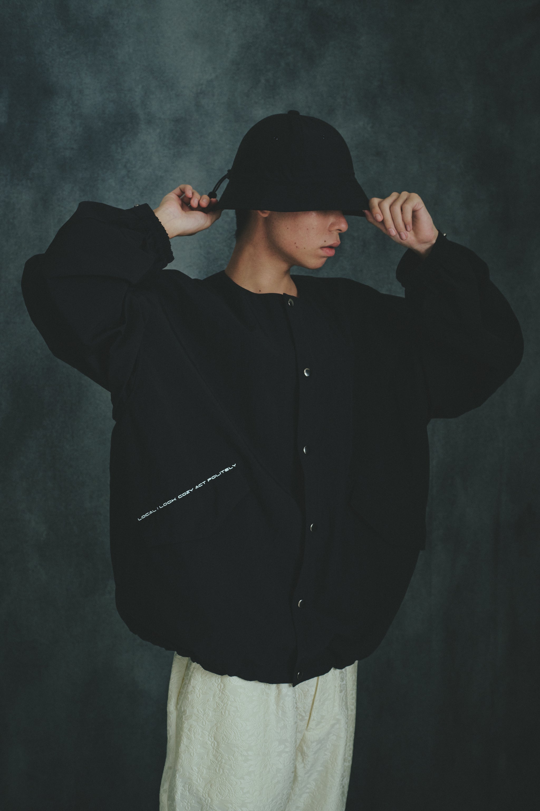 NO-COLLAR COACH JKT | Black – Local GOLF