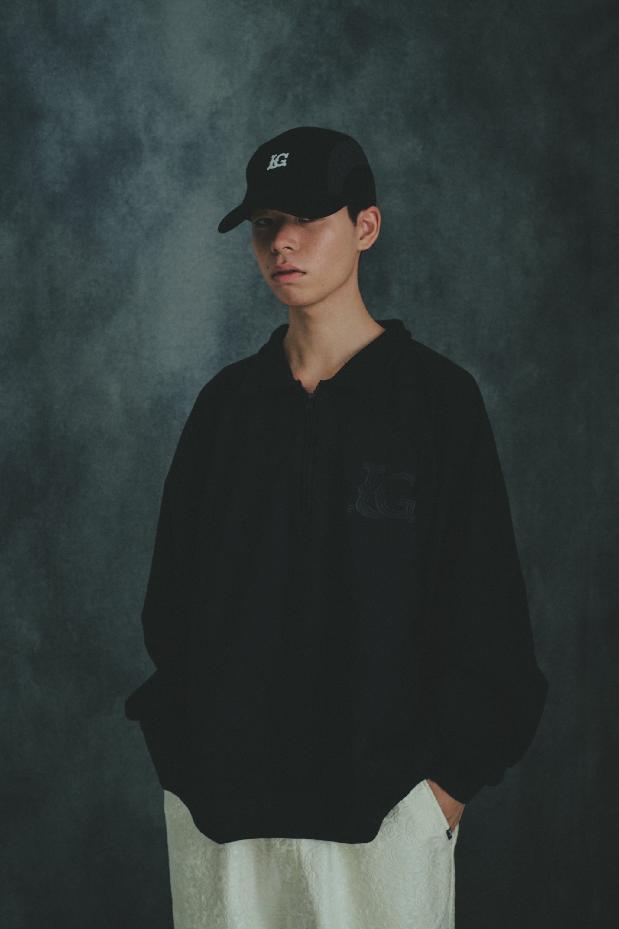 LG ZIP POLO SWEAT | Black – Local GOLF
