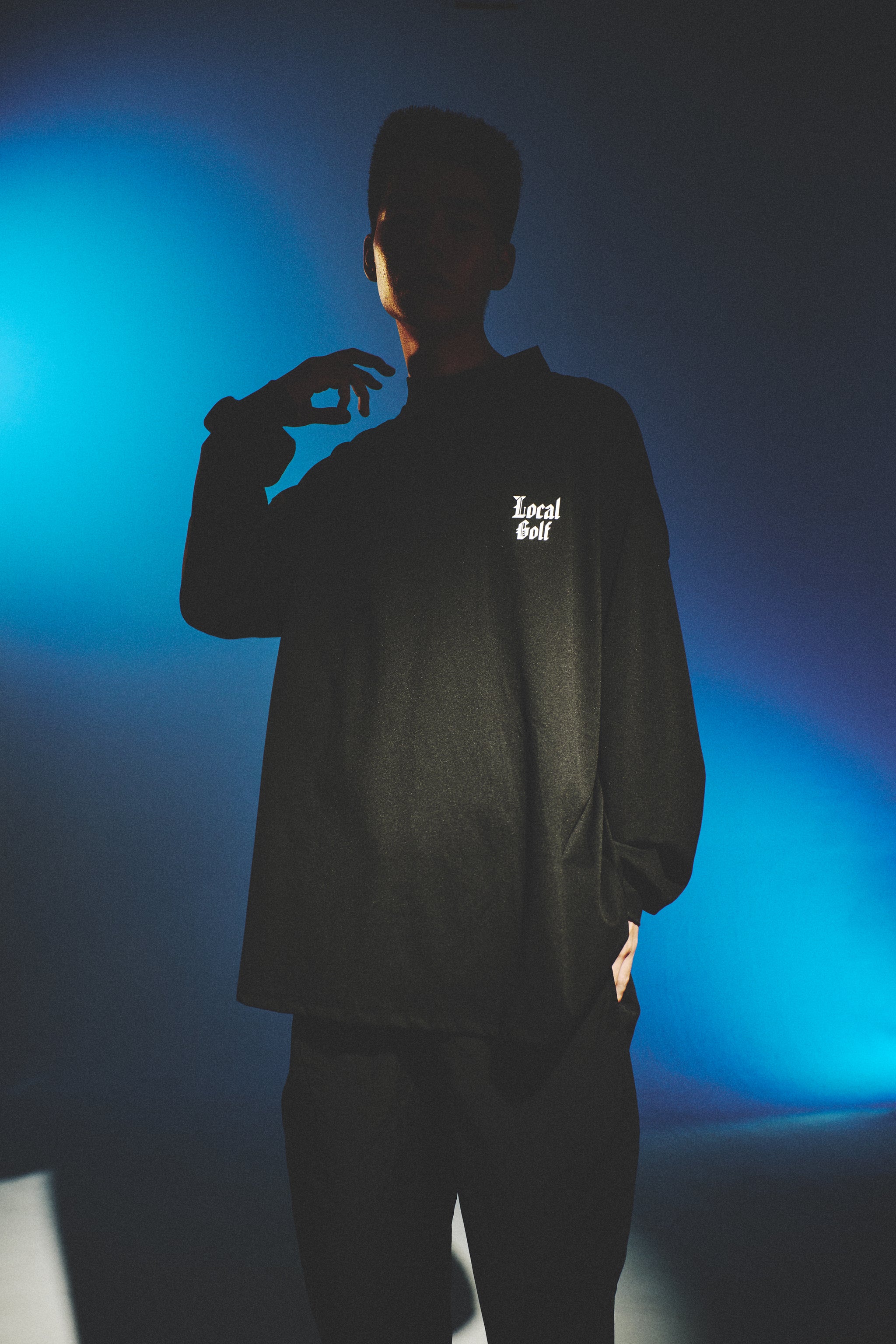Local GOLF　Medieval Logo S/S MOCK Medieval Logo S/S MOCK BLACK – Local GOLF