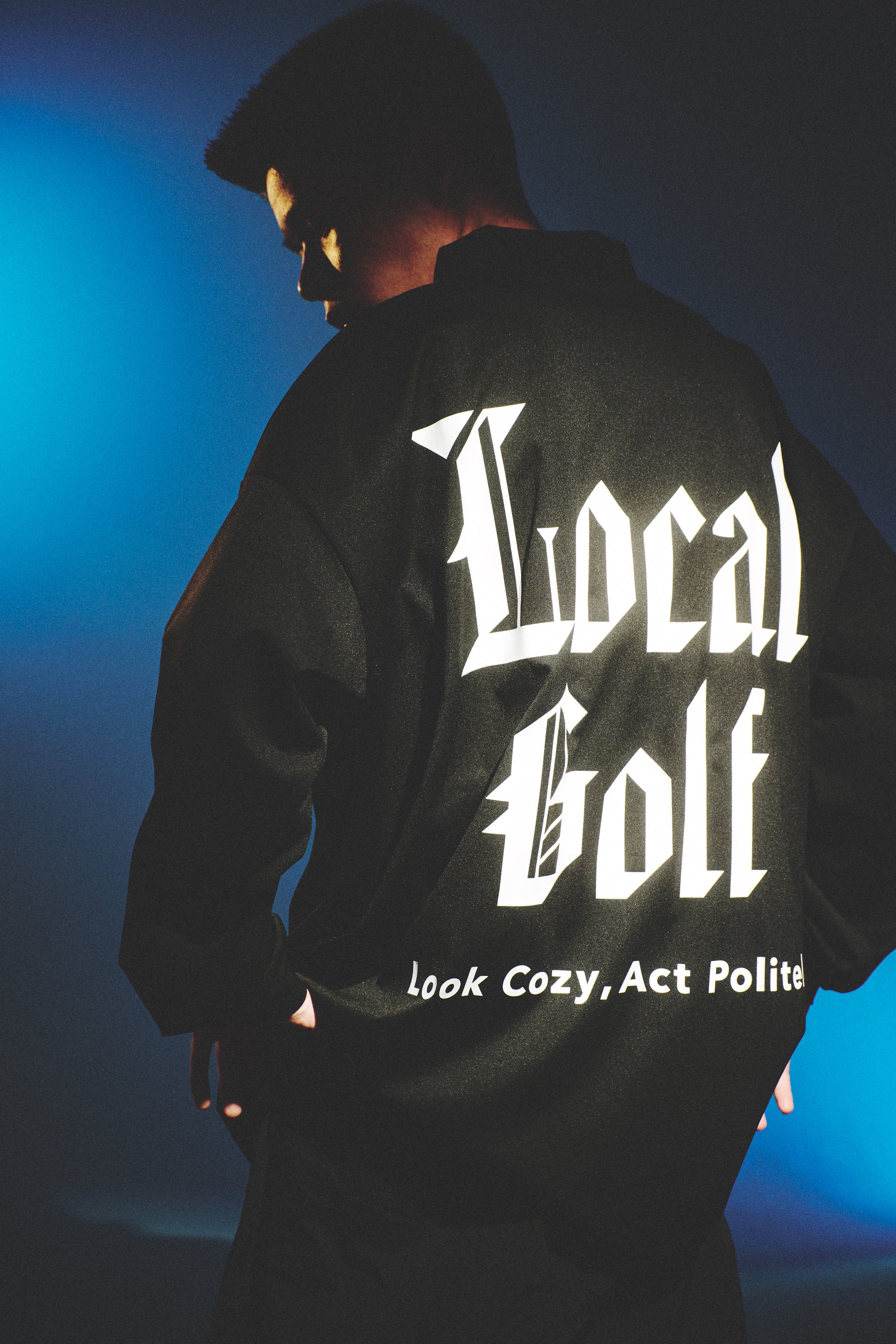 Medieval Logo L/S MOCK NECK | Black – Local GOLF