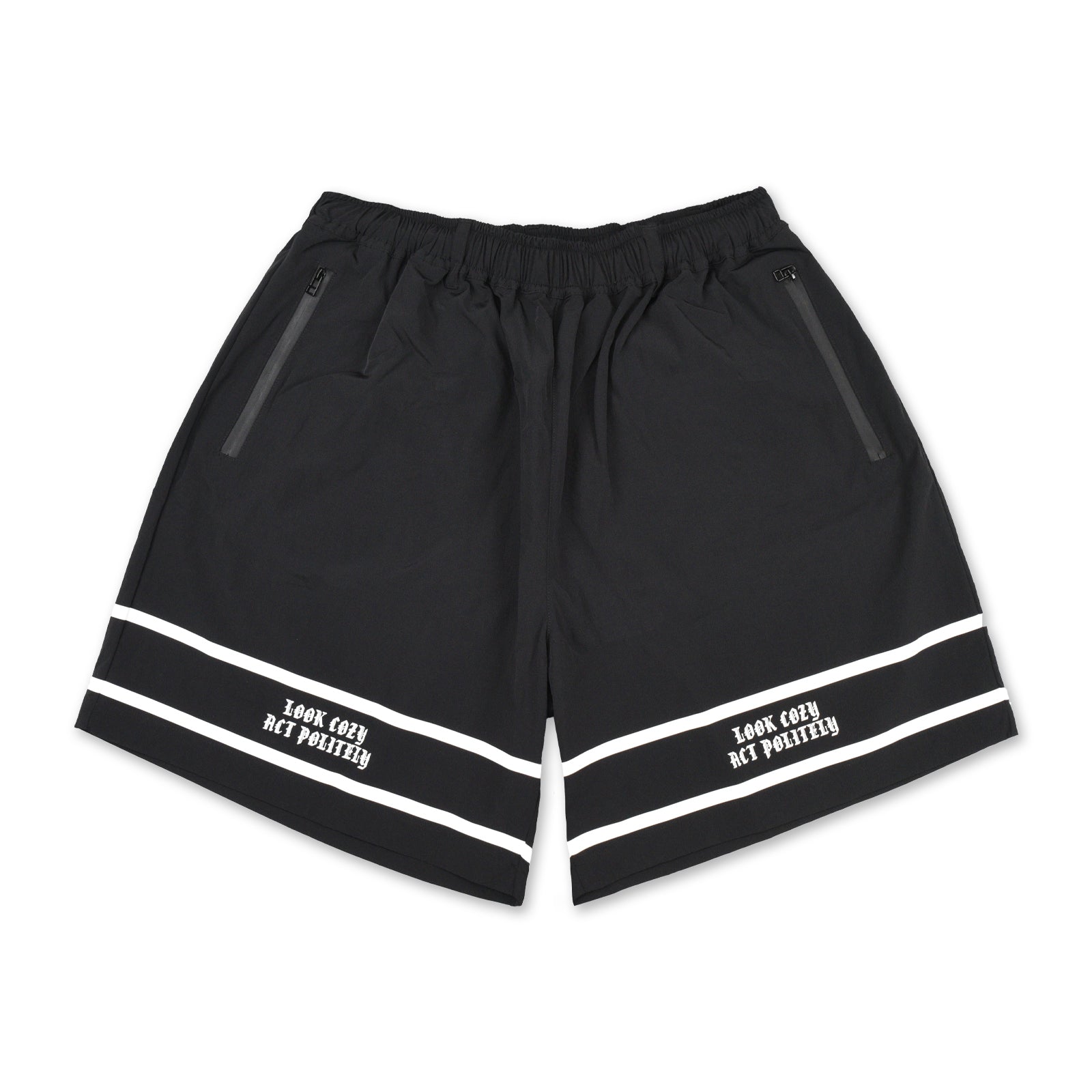 OE Logo NYLON SHORTS BLACK – Local GOLF