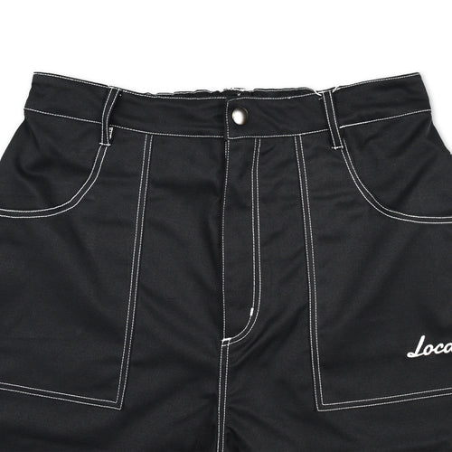 Color Stitch SHORTS BLACK – Local GOLF Color Stitch SHORTS BLACK – Local GOLF