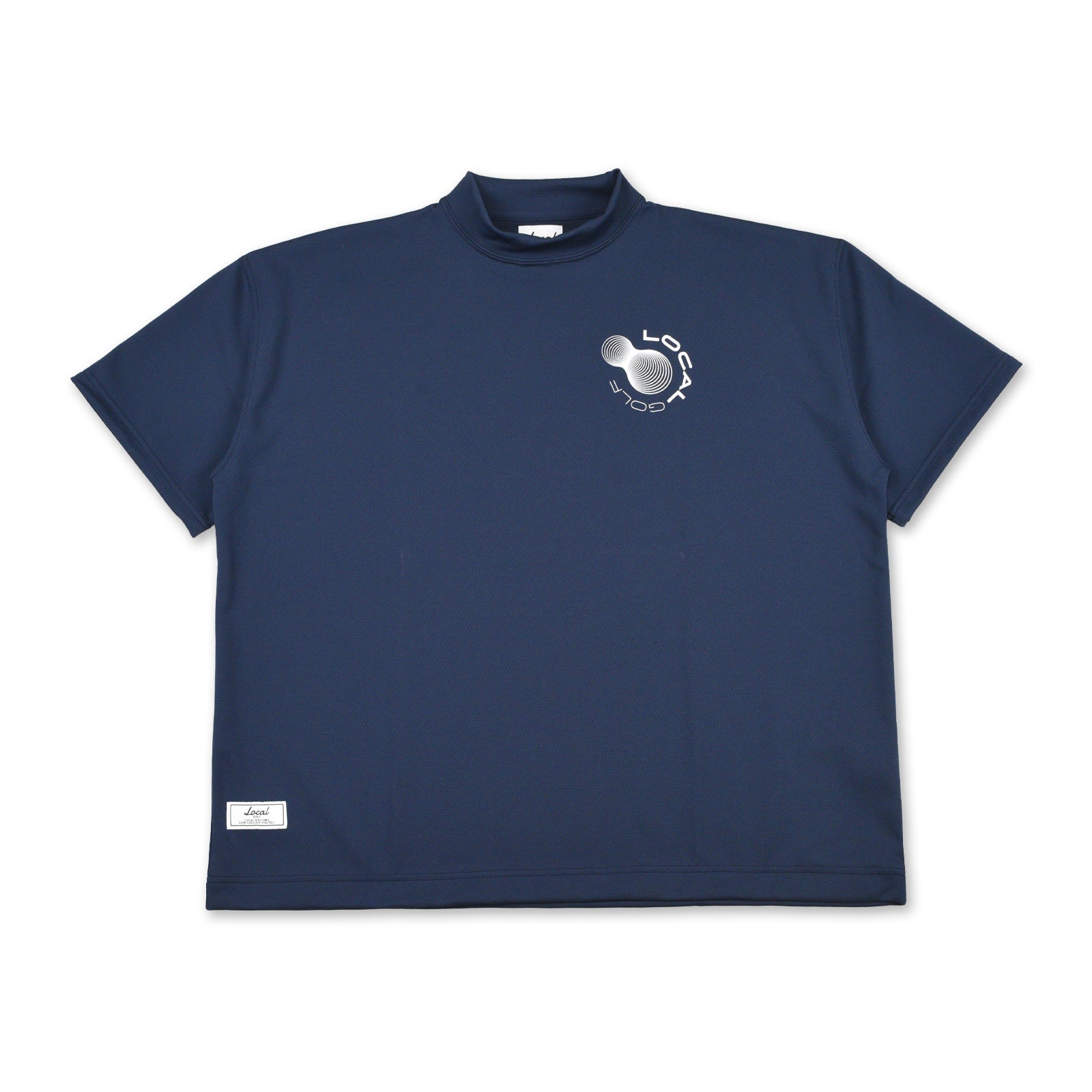 Ripple Logo S/S MOCKNECK NAVY – Local GOLF