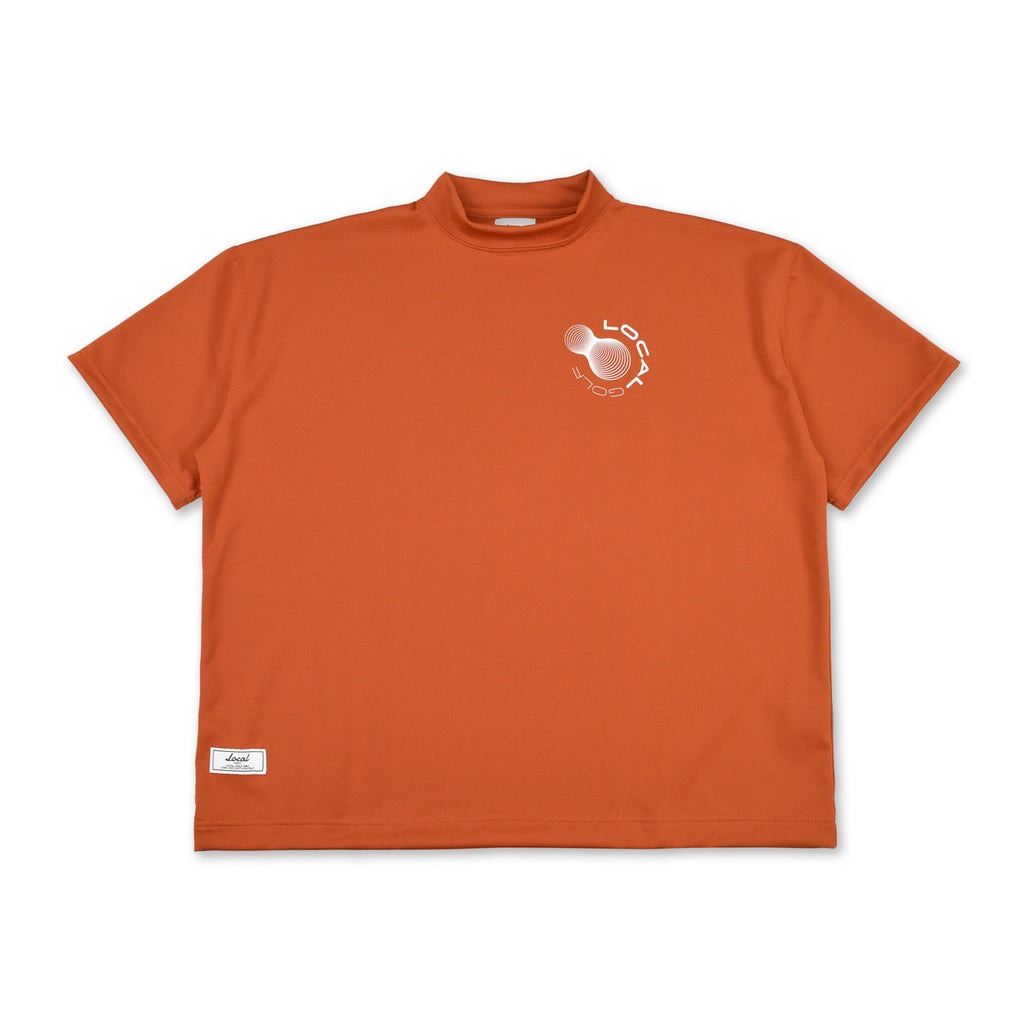 Ripple Logo S/S MOCKNECK ORANGE – Local GOLF
