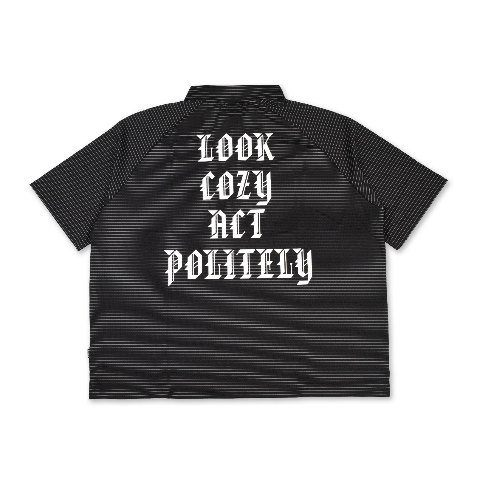 ※*読様 EVISEN BAMBI BORDER POLO SHIRT ブラック Evisen Skateboards（エビセンスケートボード） EVISEN SKATEBOARDS