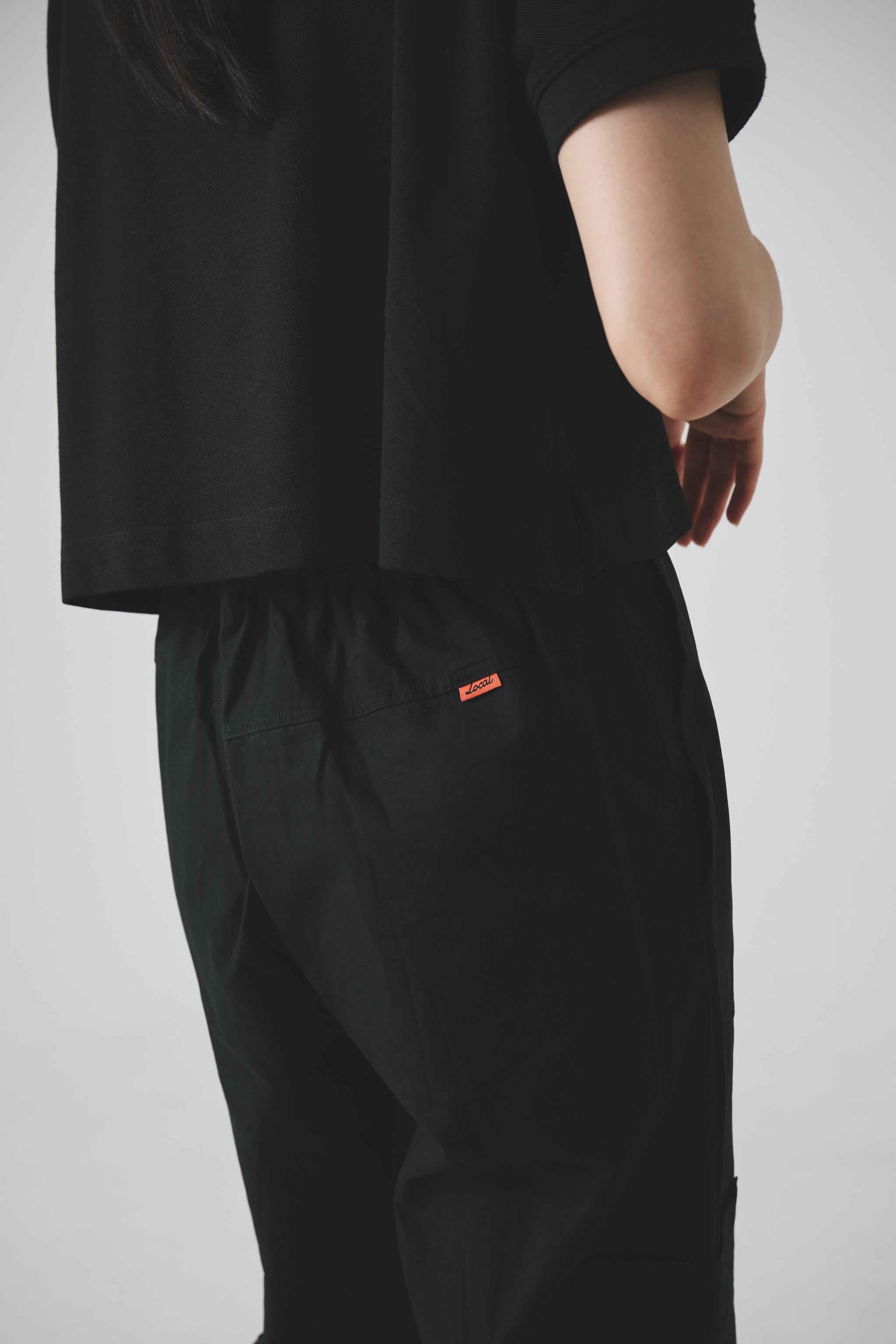 ローカルゴルフ　ウエストゴム　パンツ　黒　ブラック　local golf Relax Baker PANTS | Black – Local GOLF