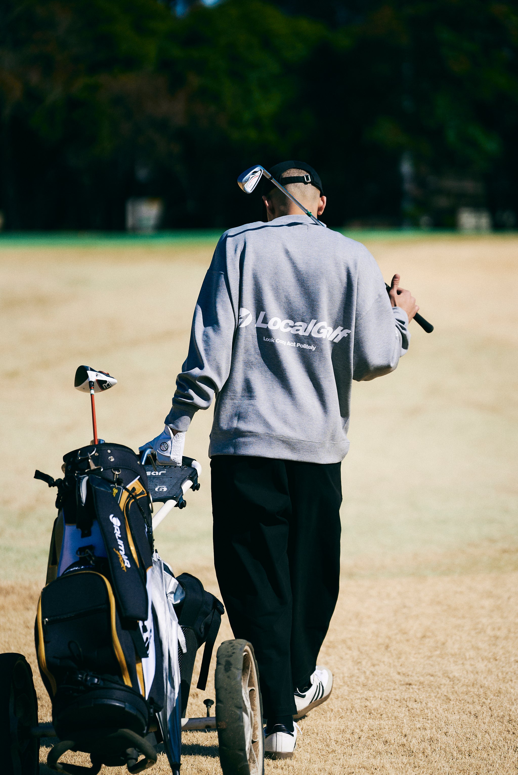 LCG MOCK NECK SWEAT GRAY – Local GOLF