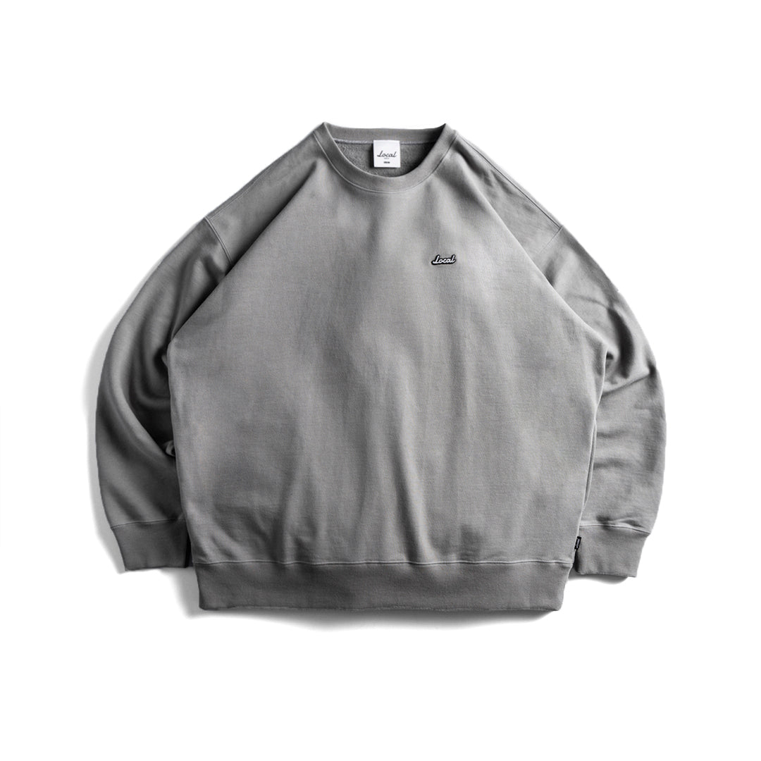 LOGO Crew Neck SWEAT | Gray – Local GOLF