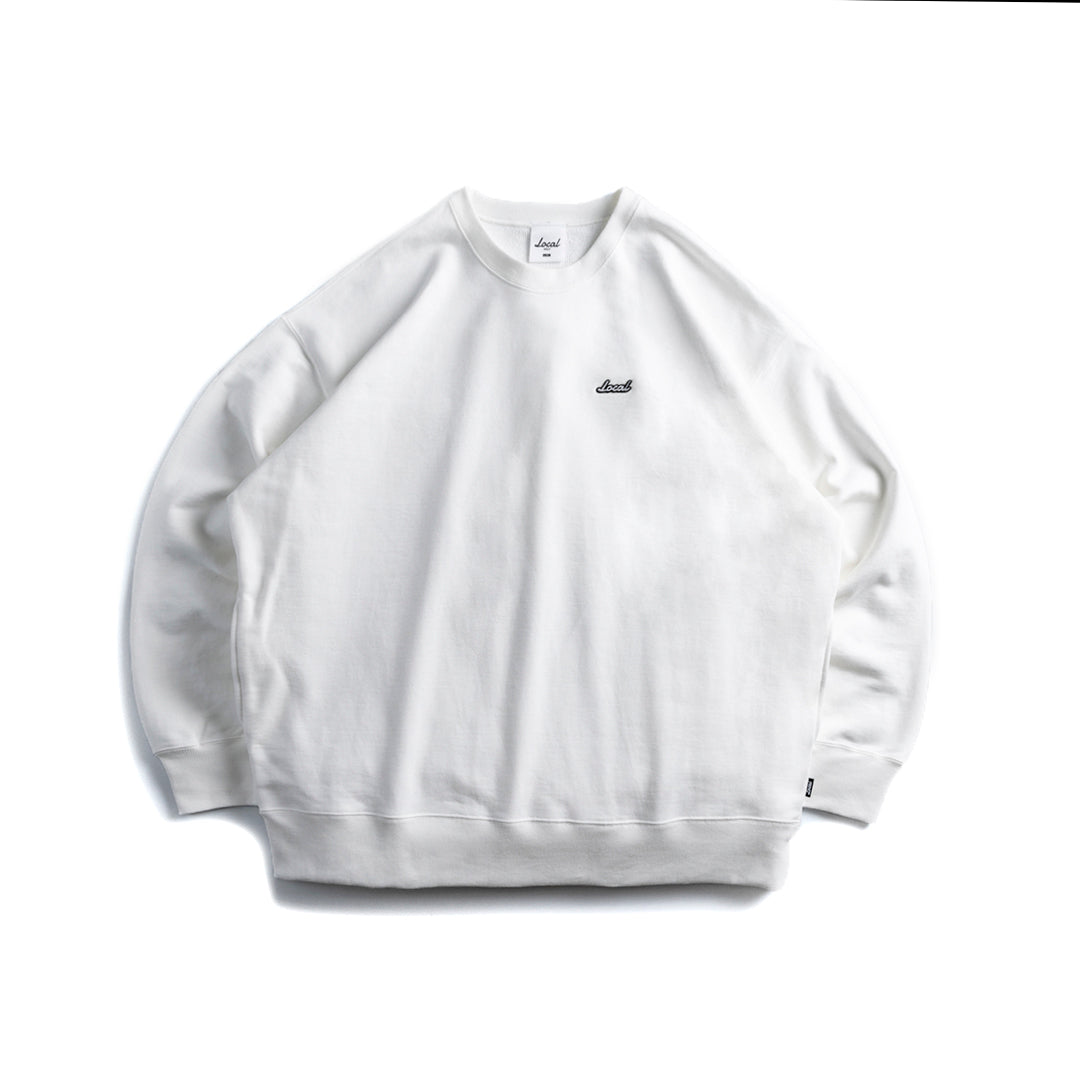 LOGO Crew Neck SWEAT | White – Local GOLF