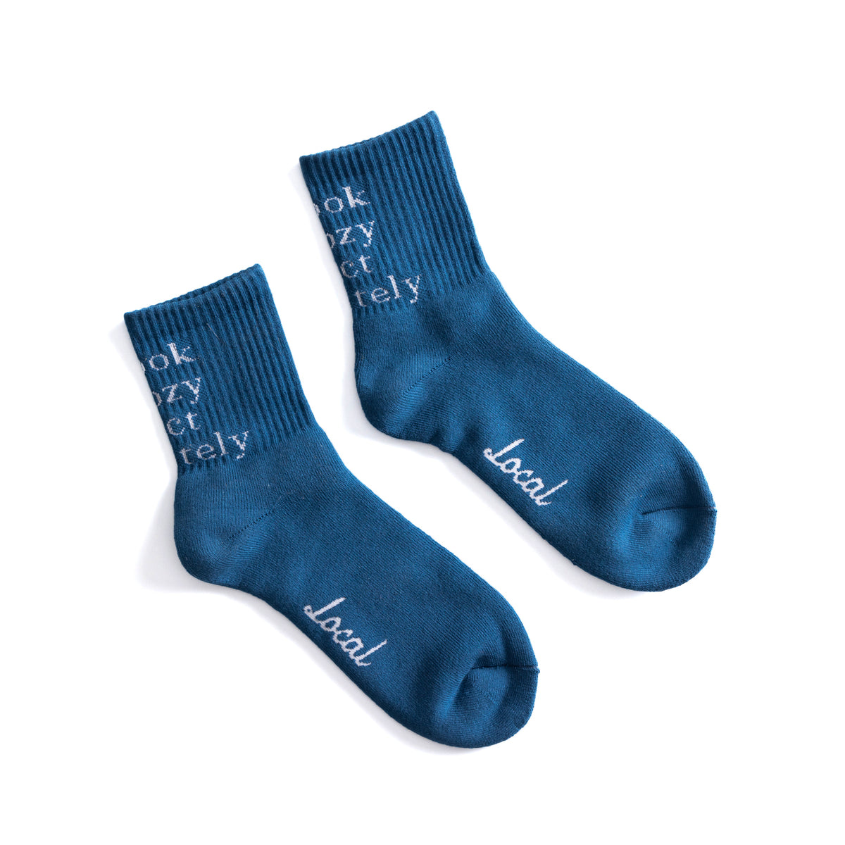 Text SOCKS | Blue – Local GOLF