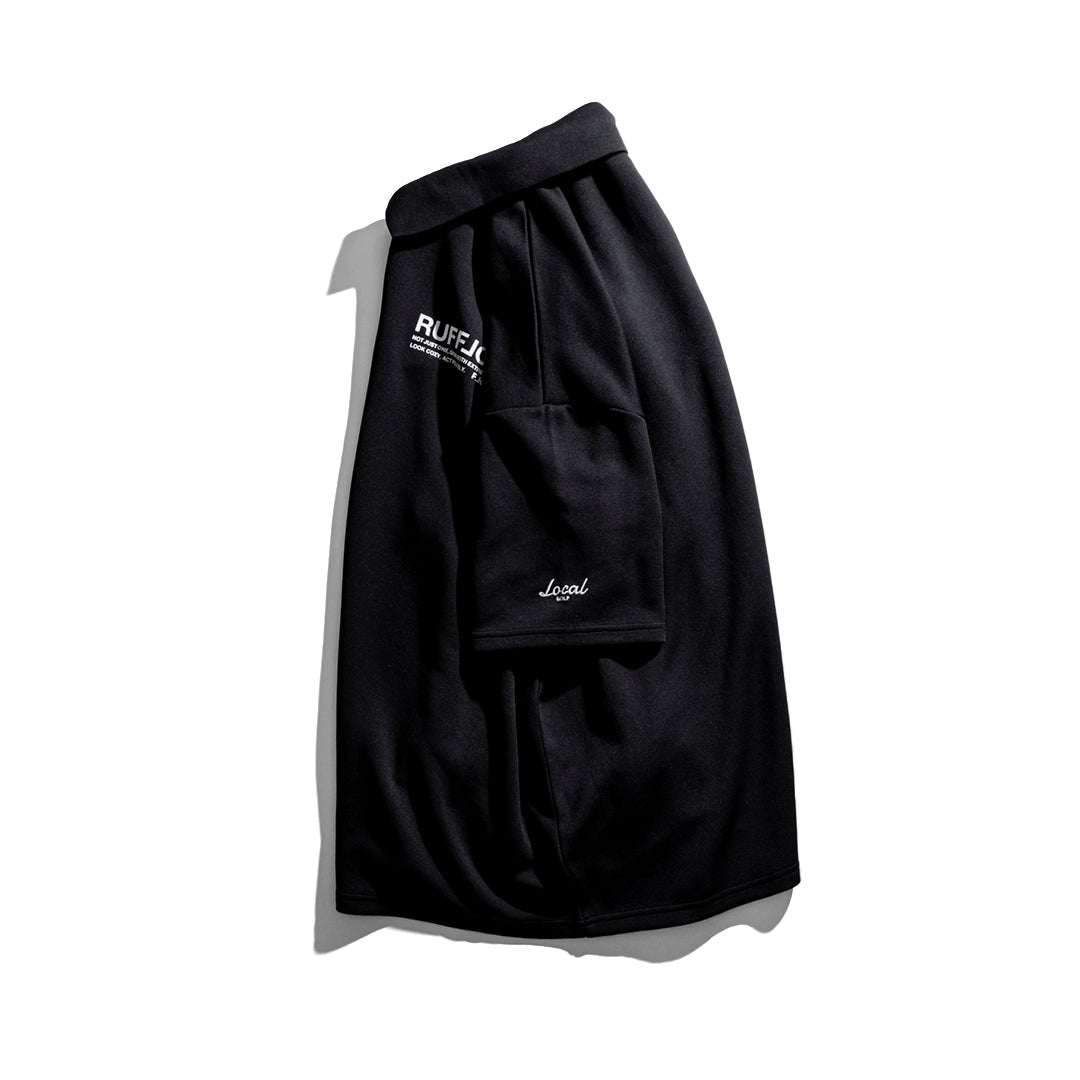 Local GOLF × RUFFLOG | RUFFLOCAL S/S POLO SHIRT | Black